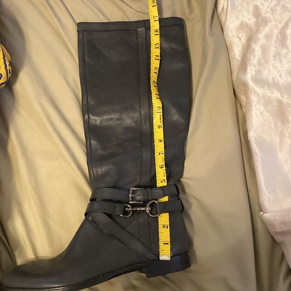 Coach Tall Marlena Leather Knee High Riding Boots 9.5 - Picture 11 of 11